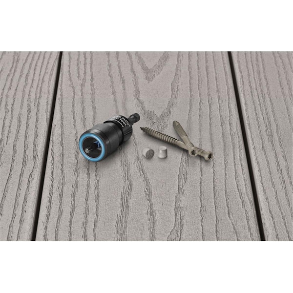 Tinkertools No.10 x 2.75 in. Star Trim Head Epoxy Coated Carbon Steel Deck Screws & Plugs Kit TI2188770 - main